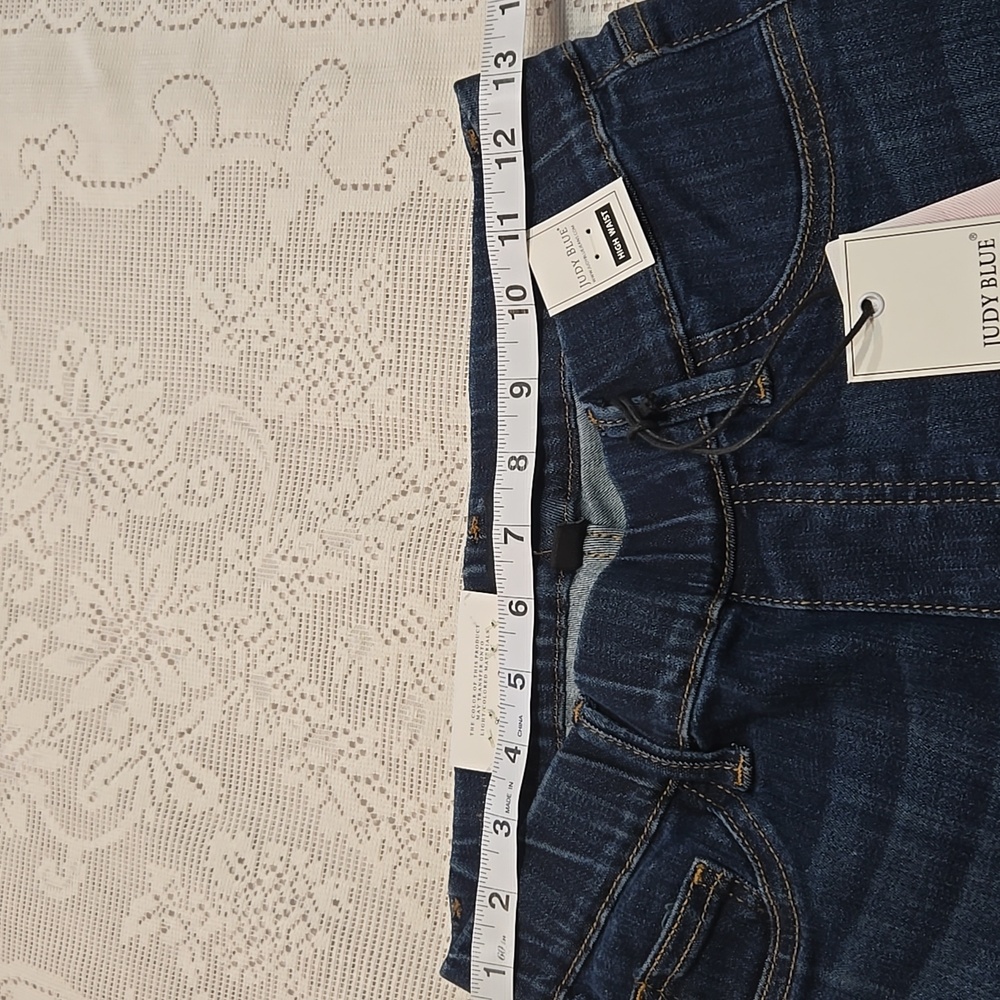 Judy Blue Dark Wash Skinny Jeans High Waist Size 3/26 - Picture 8 of 11